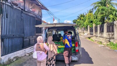 Ringankan Beban Warga, Sat Binmas Polres Dompu Gelar Gerakan Pangan Murah GPM Polri