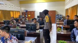 Konselor Polres Bima Kota Dampingi Casis Bintara Brimob T.A. 2026 pada Tahapan CAT Akademik di Mataram
