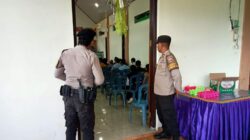 Pastikan Kenyamanan Umat Kristiani Dalam Beribadah Polsek Donggo Laksanakan Pengamanan