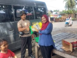SAT BINMAS POLRES DOMPU GELAR GERAKAN PANGAN MURAH (GPM) DI DESA SORO BARAT, BANTU RINGANKAN BEBAN MASYARAKAT