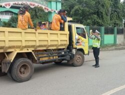 Unit Lantas Polsek Rasanae Barat Polres Bima Kota Laksanakan Giat Rawan Pagi