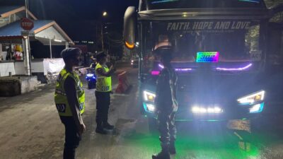 Polsek KPL Tano Gelar KRYD di Pelabuhan Poto Tano, Kapolres Tekankan Keamanan Gerbang Lintas Pulau Sumbawa