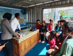 Pos Terpadu Ops Lilin 2025 Pelabuhan Laut Bima Berikan Himbauan Kamtibmas kepada Buruh Pelabuhan