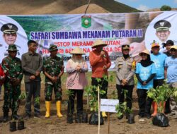 Gempur Lahan Kritis, Forkopimda Sumbawa Tanam 5.500 Pohon di Bendungan Gapit.