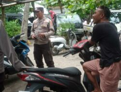 Polsek Lembar Amankan Pantai Cemare Jelang Tahun Baru