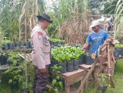 Polsek Batulayar Dorong Warga Manfaatkan Lahan Tidur di Lembahsari