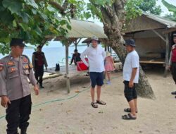 Patroli Polsek Sekotong Jaga Keamanan Wisatawan Lombok Barat