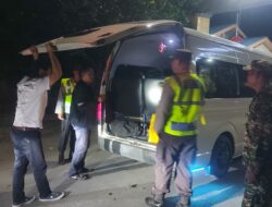 Polsek Pelabuhan Poto Tano Laksanakan KRYD, Cegah Gangguan Kamtibmas