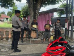 Sat Samapta Polres Bima Kota Gelar Patroli Dialogis, Sampaikan Himbauan Kamtibmas