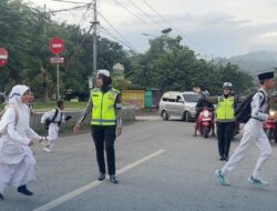 Rawan Pagi Polsek Rasana’e Barat Hadirkan Pelayanan Prima bagi Pelajar dan Masyarakat