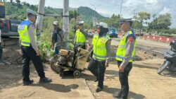 Sat Lantas Polres Bima Kota Lakukan Pengecekan Daerah Rawan Laka dan Berikan Himbauan Keselamatan Berlalu Lintas