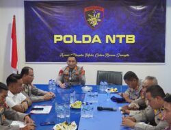 Ditpolairud Polda NTB Gelar Analisa dan Evaluasi Kinerja Bersama Kasat Polairud Polres Jajaran dan Komandan Kapal Polisi.