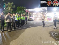 Piket Fungsi Gabungan Polres Bima Kota Intensifkan Patroli Blue Light Malam Hari