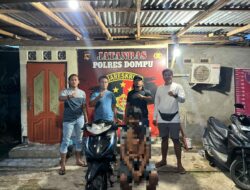 Tim Jatanras Polres Dompu Amankan Pelaku Curanmor di Kecamatan Woja