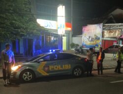Polres Bima Kota Optimalkan Patroli Blue Light Tekan Potensi Aksi Kriminalitas di Malam Hari