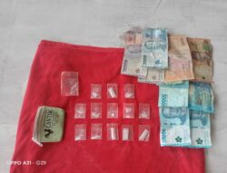Polsek Asakota Amankan Pria dengan 13 Poket Sabu Siap Edar di Lingkungan Pali