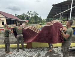 Satgas Damai Cartenz 2026 Perkuat Toleransi dengan Pembersihan Masjid An-Nur Mile 32