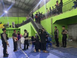 Memastikan Kelancaran dan Keamanan Ajang Kejuaraan Pencak Silat Satsamapta Polres Bima Gelar Patroli Pengamanan