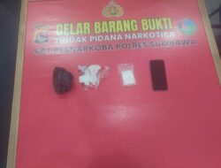 Coba Kabur Saat Dihentikan, Seorang Pria Asal KSB Berhasil Diringkus Tim Opsnal Polres Sumbawa