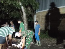 Antisipasi Banjir, Relawan Iqbal–Dinda Bersihkan Drainase di Gunungsari